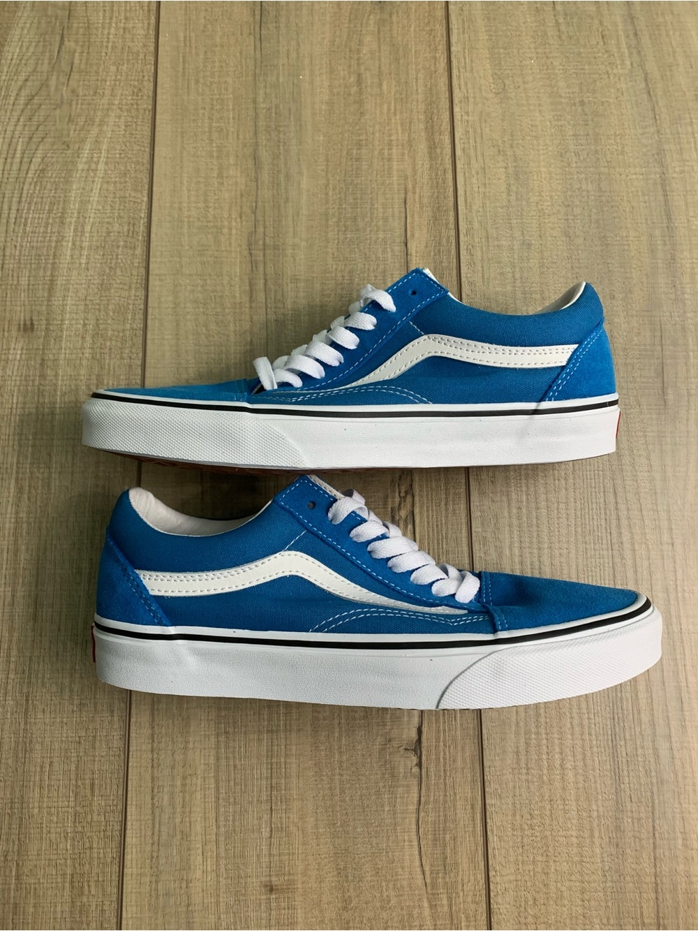 Vans Blue Low Top Old Skool Sneakers